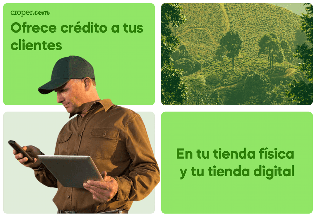 Ofrece crédito a tus clientes en tu tienda física y en tu tienda digital a través de Croper