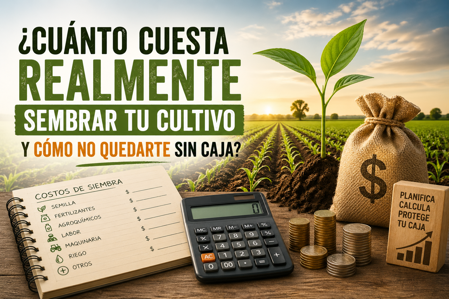 ¿Cuánto Cuesta Realmente Sembrar tu Cultivo y Cómo No Quedarte sin Caja?